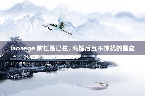 laosege 前任是已往， 离婚后互不惊扰的星座